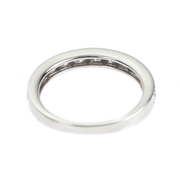 Pt950 ダイヤモンド リング 0.50ct ハーフエタニティ ピンキー