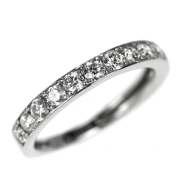 Pt950 ダイヤモンド リング 0.50ct ハーフエタニティ ピンキー