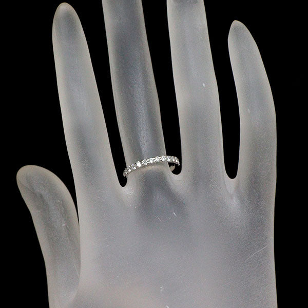 ダイヤモンドシライシ Pt950 ダイヤモンド リング 0.32ct ハーフエタニティ