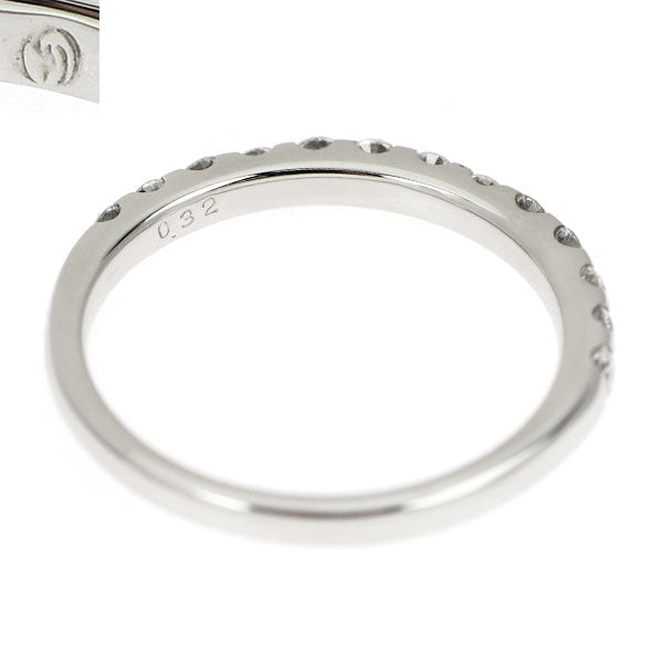 ダイヤモンドシライシ Pt950 ダイヤモンド リング 0.32ct ハーフエタニティ