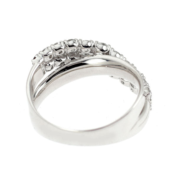 K18WG ダイヤモンド リング 1.00ct