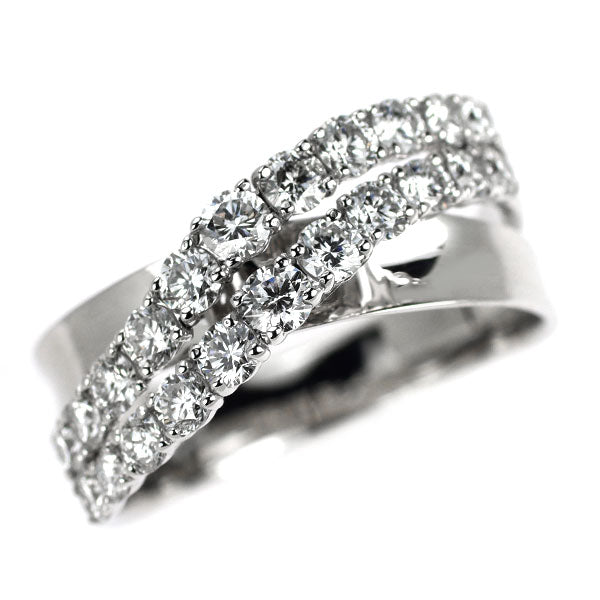 K18WG ダイヤモンド リング 1.00ct