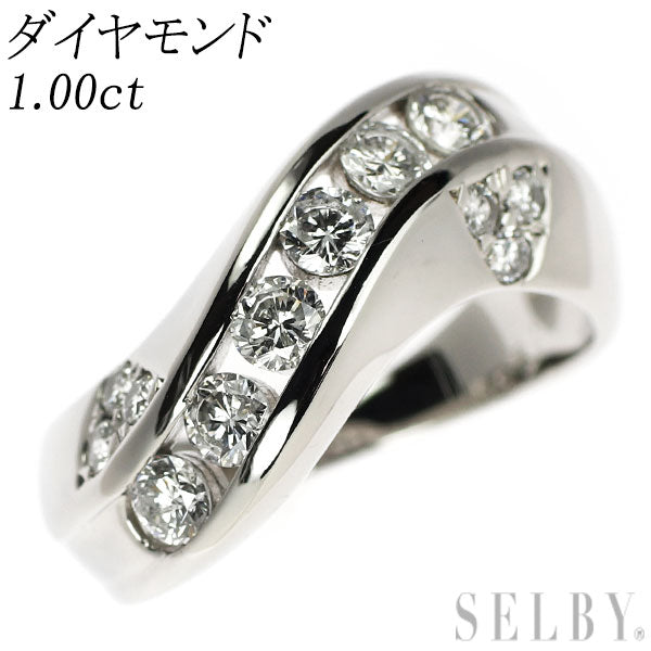 Pt900 ダイヤモンド リング 1.00ct