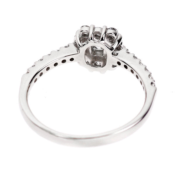 Pt900 ダイヤモンド リング 0.210ct D0.27ct