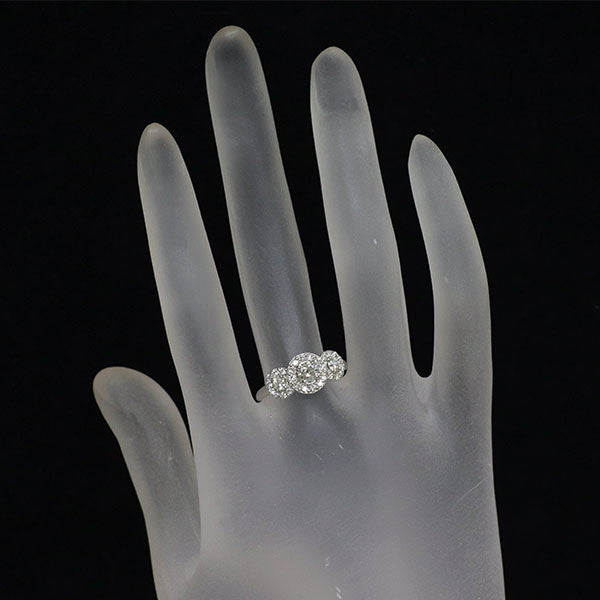Pt950 ダイヤモンド リング 0.75ct