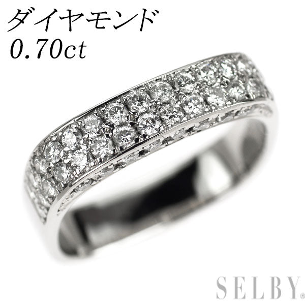 Pt900 ダイヤモンド リング 0.70ct