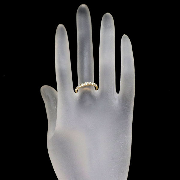K18YG ダイヤモンド リング 0.50ct ハーフエタニティ — セルビー