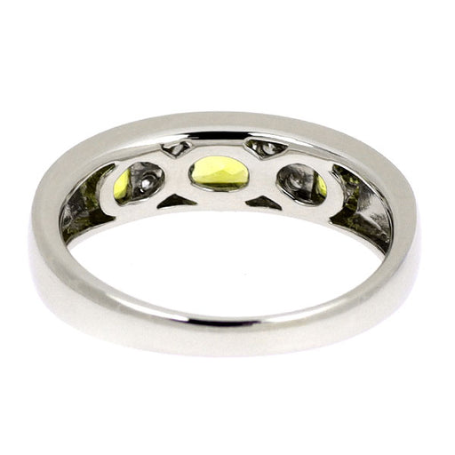 Pt900 カナリーイエロー トルマリン ダイヤモンド リング 0.59ct D0 