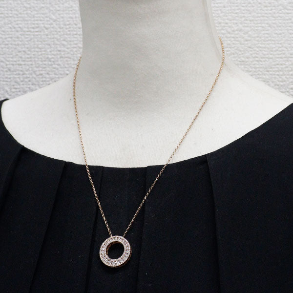 クイーン/Queen K18PG ダイヤモンド ペンダントネックレス 1.60ct