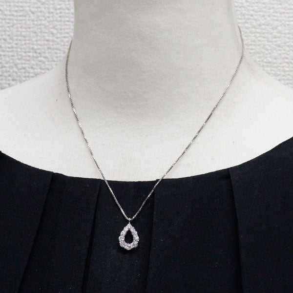 Pt900/ Pt850 ダイヤモンド ペンダントネックレス 1.05ct