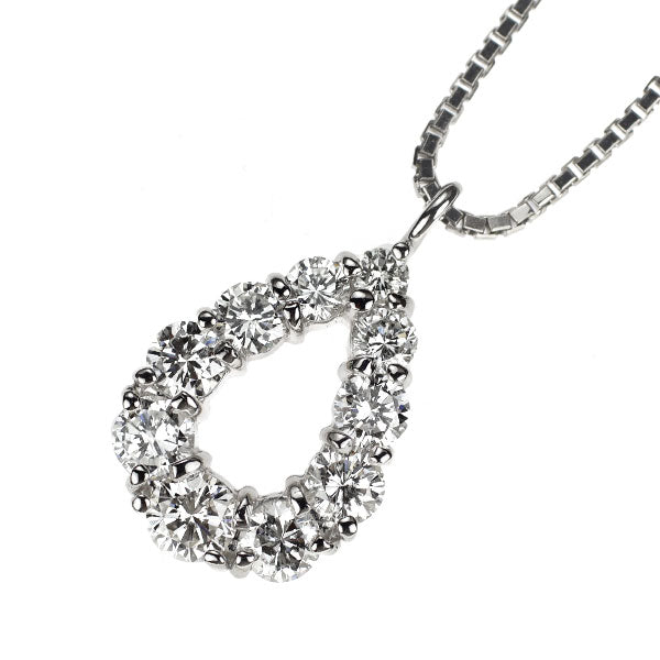 Pt900/ Pt850 ダイヤモンド ペンダントネックレス 1.05ct