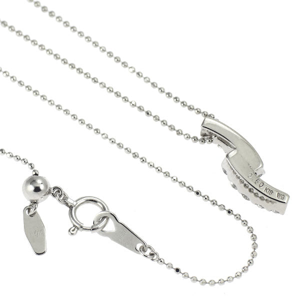 K18WG ダイヤモンド ペンダントネックレス 0.50ct
