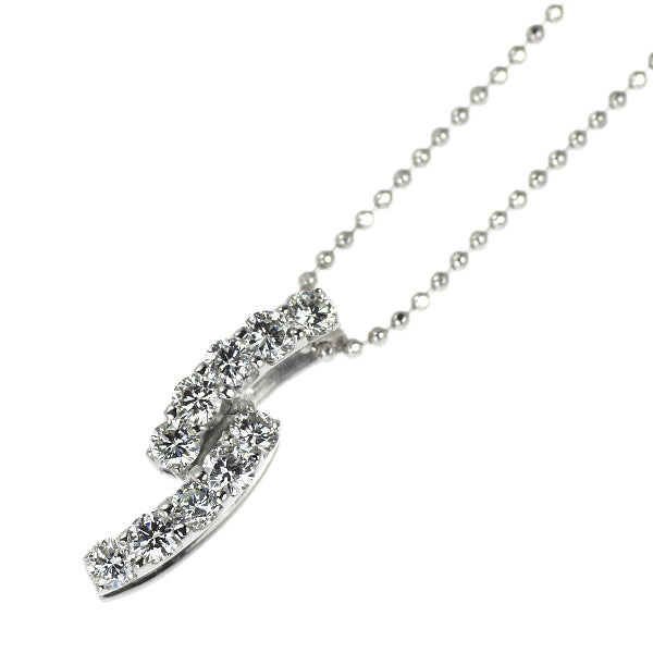 K18WG ダイヤモンド ペンダントネックレス 0.50ct