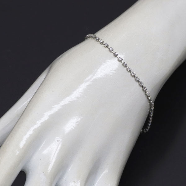 Pt850 ダイヤモンド テニス ブレスレット 1.00ct