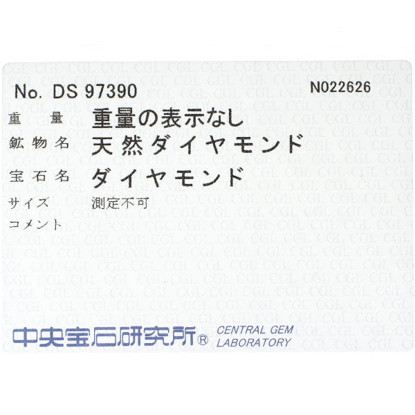 K18YG スライスカット ダイヤモンド ピアス