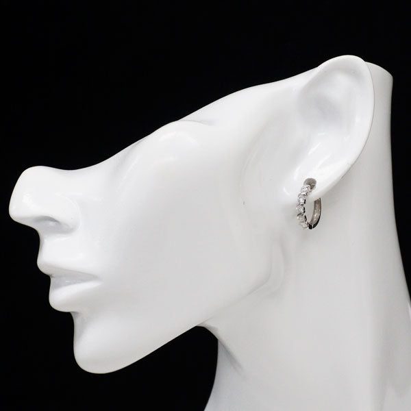 Pt900 ダイヤモンド ピアス 0.70ct フープ