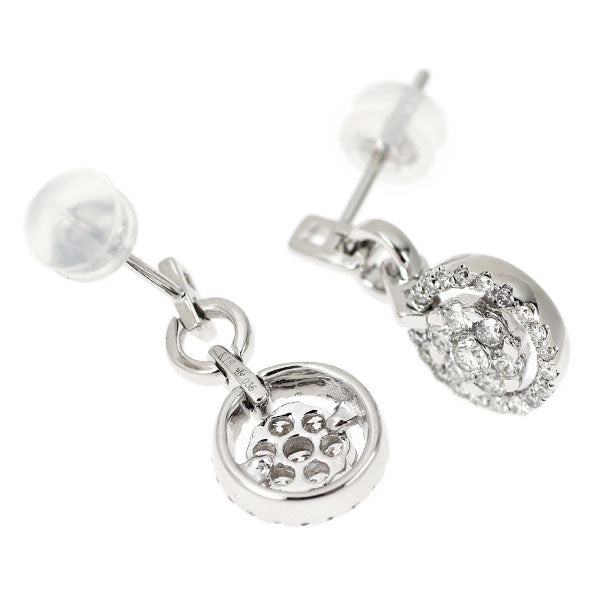 コロネット K18WG ダイヤモンド ピアス 0.73ct