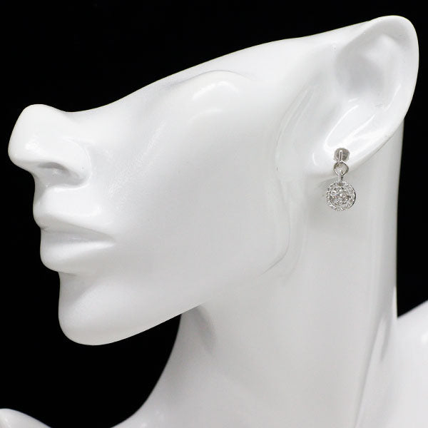 コロネット K18WG ダイヤモンド ピアス 0.73ct