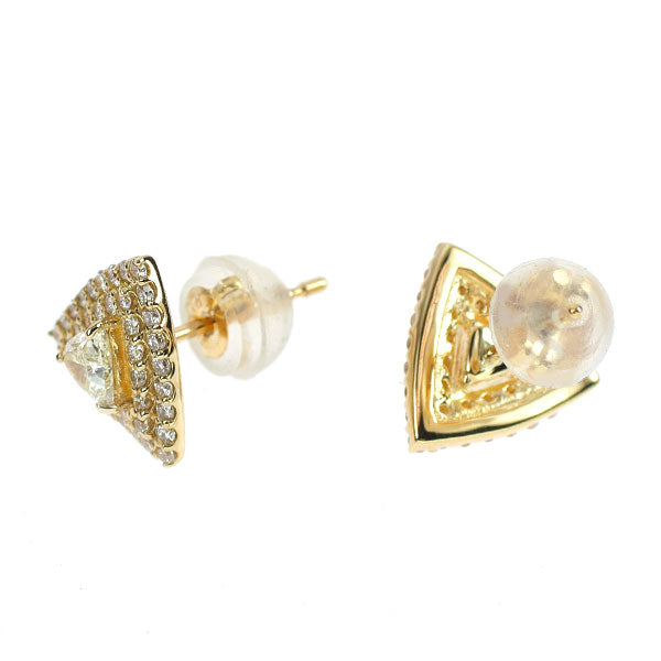 K18YG ダイヤモンド ピアス 0.54ct