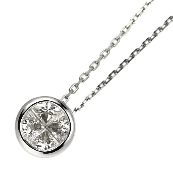 Pt900/ Pt850 ダイヤモンド ペンダントネックレス 0.70ct