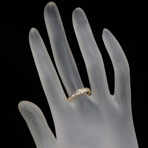 K18YG ダイヤモンド リング 0.20ct ハーフエタニティ