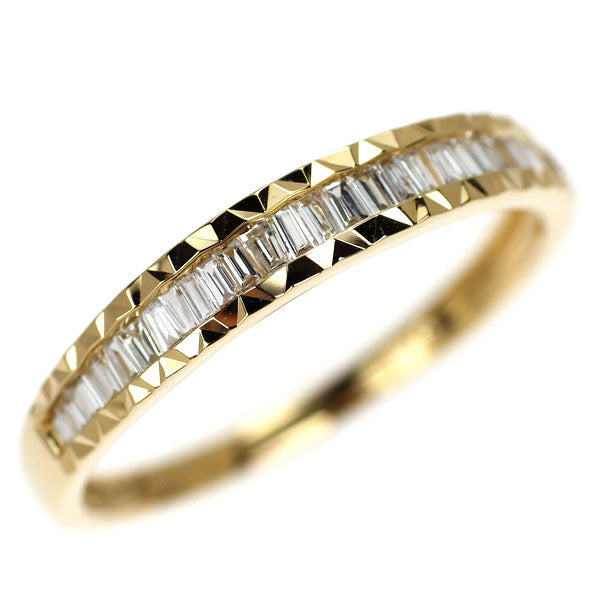 K18YG ダイヤモンド リング 0.20ct ハーフエタニティ