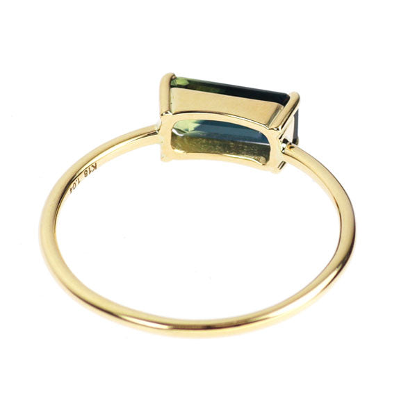 K18YG トルマリン リング 1.04ct
