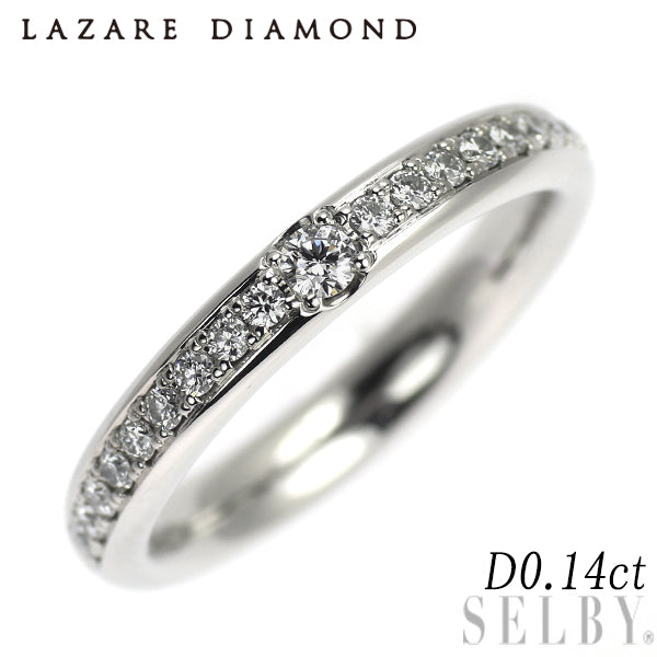 ラザールダイヤモンド Pt950 ダイヤモンド リング 0.14ct ピンキー