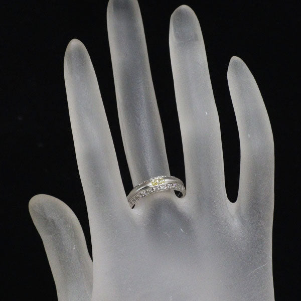 Pt900 マーキス ダイヤモンド リング 0.41ct D0.14ct