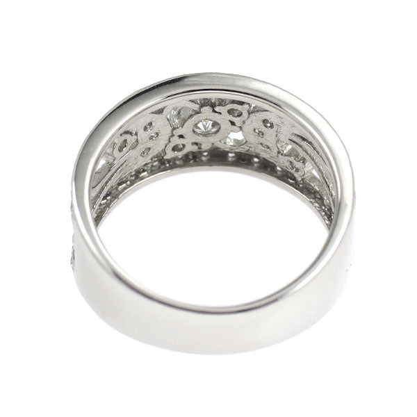 Pt900 ダイヤモンド リング 0.21ct D0.48ct