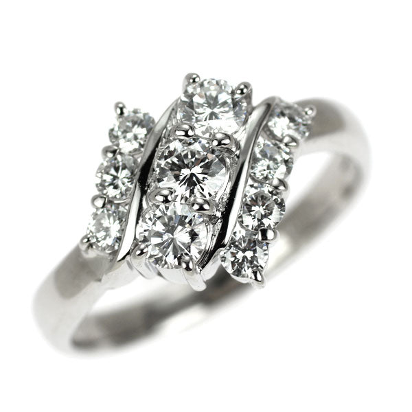 Pt900 ダイヤモンド リング 0.71ct