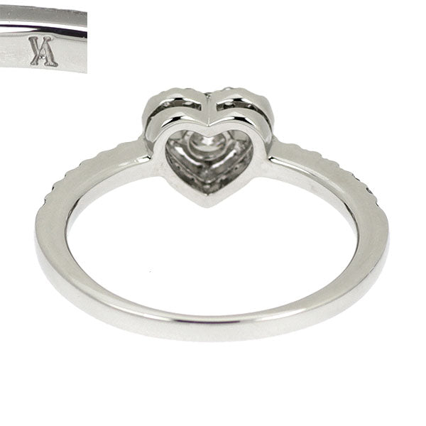 ヴァンドーム青山 Pt950 ダイヤモンド リング 0.32ct ハート
