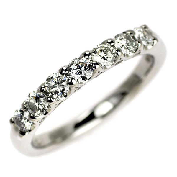 カナディアンダイヤ Pt950 ダイヤモンド リング 0.50ct 一文字