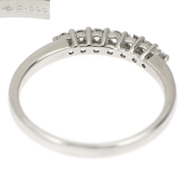 GSTV Pt999 ダイヤモンド リング 0.28ct 一文字