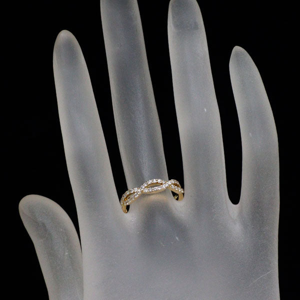K18YG ダイヤモンド リング 0.35ct