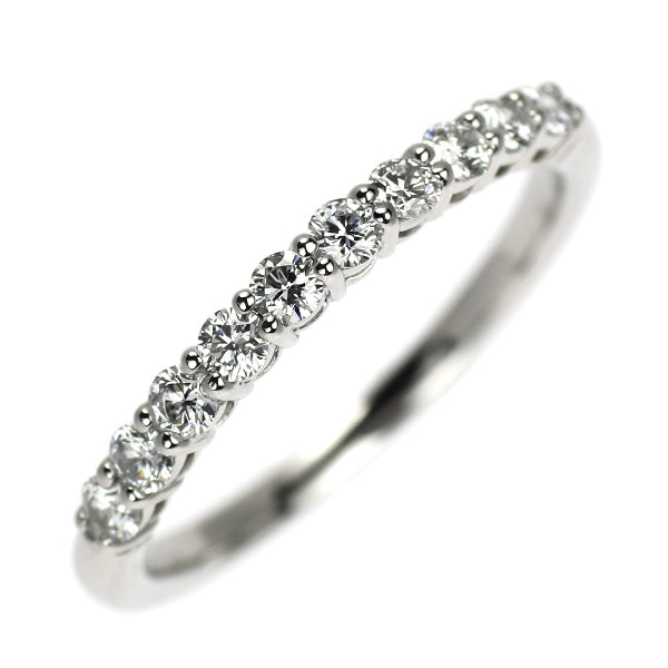 Pt900 ダイヤモンド リング 0.35ct ハーフエタニティ — セルビー