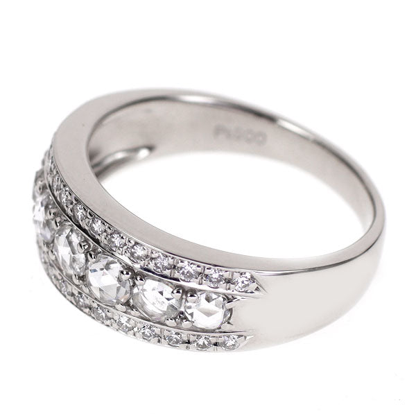 Pt900 ローズカット ダイヤモンド リング 1.10ct