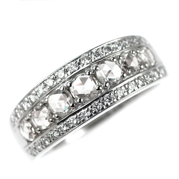 Pt900 ローズカット ダイヤモンド リング 1.10ct