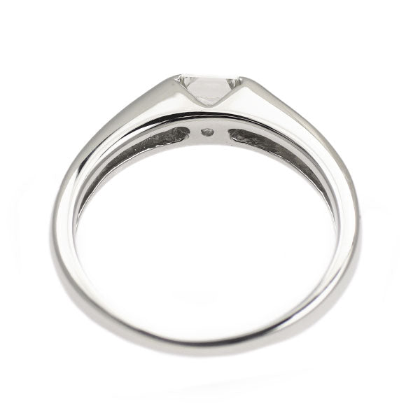 Pt900 スクエアカット ダイヤモンド リング 0.36ct