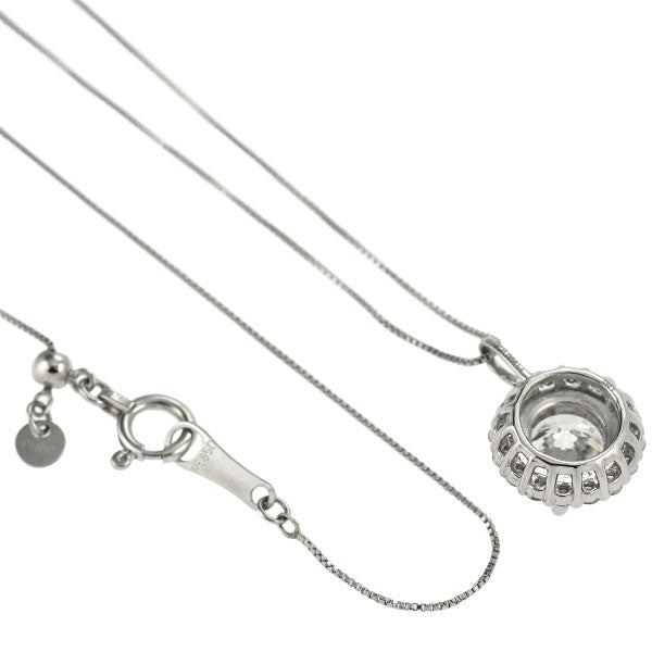 Pt900/ Pt850 ダイヤモンド ペンダントネックレス 1.053ct I SI2 G D0.20ct