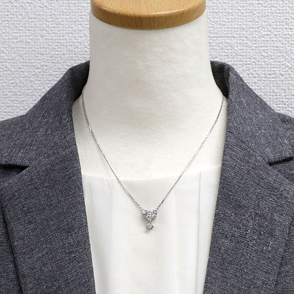 Pt900/ Pt850 ダイヤモンド ペンダントネックレス 1.01ct