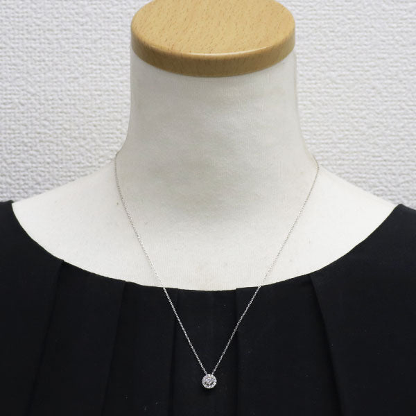 フォーエバーマーク Pt900/ Pt850 ダイヤモンド ペンダントネックレス 0.18ct D0.11ct センターオブマイユニバース