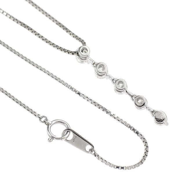Pt850 ダイヤモンド ペンダントネックレス 0.75ct