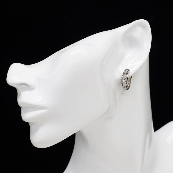 Pt900 ダイヤモンド ピアス 0.40ct フープ