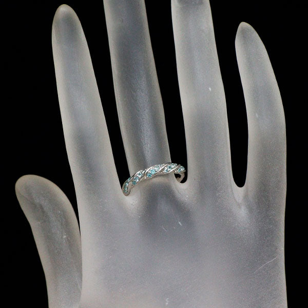 GSTV Pt950 パライバトルマリン リング 0.18ct