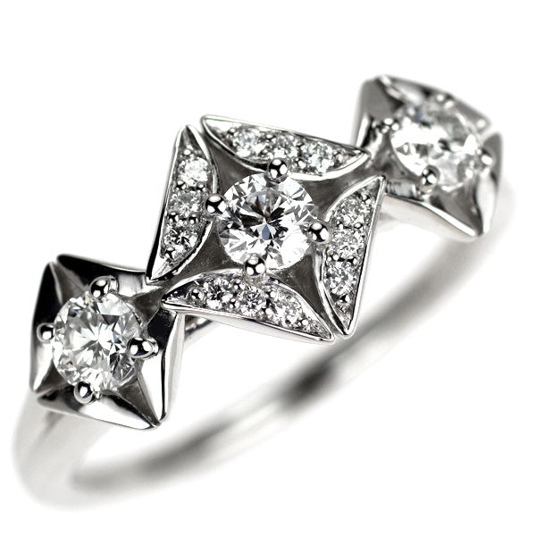 フォーエバーマーク Pt900 ダイヤモンド リング 0.50ct D0.05ct エターナル