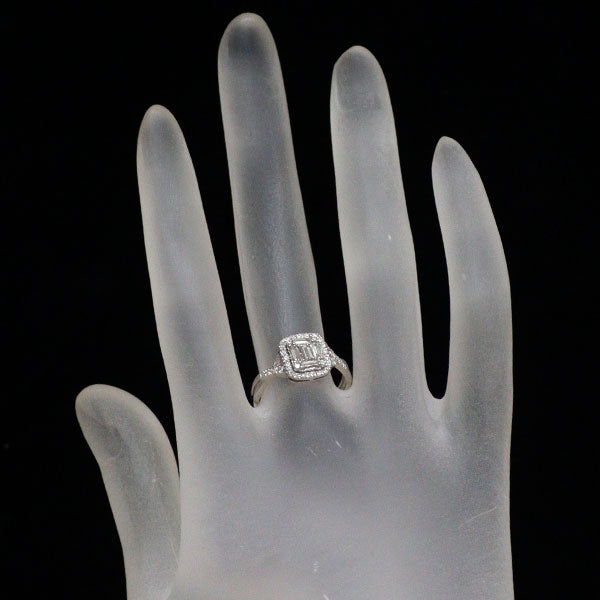 K18WG ダイヤモンド リング 0.50ct