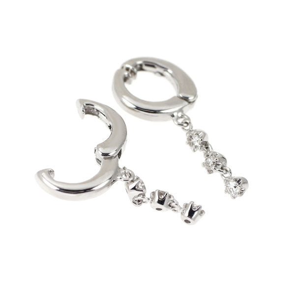 K14WG ダイヤモンド イヤリング/ ピアリング 0.20ct