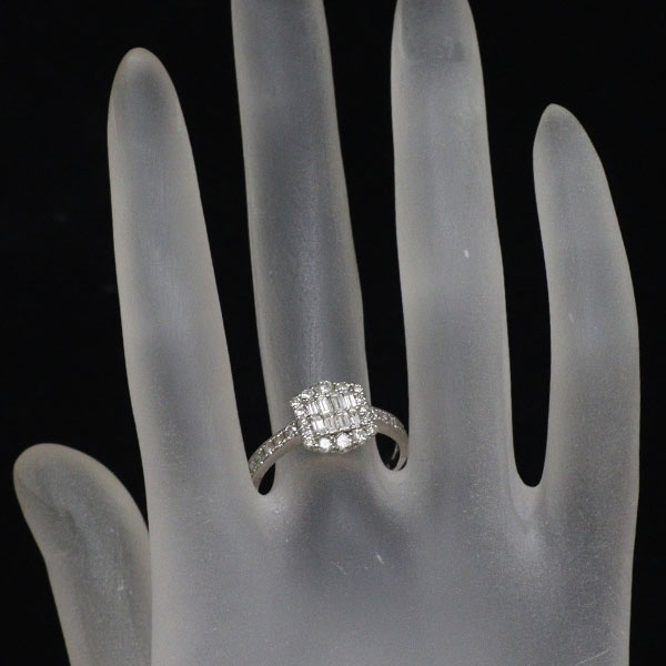 Pt950 ダイヤモンド リング 1.00ct 《セルビー銀座店》【中古】