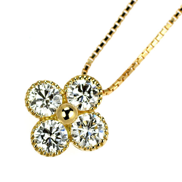 K18YG ダイヤモンド ペンダントネックレス 1.003ct